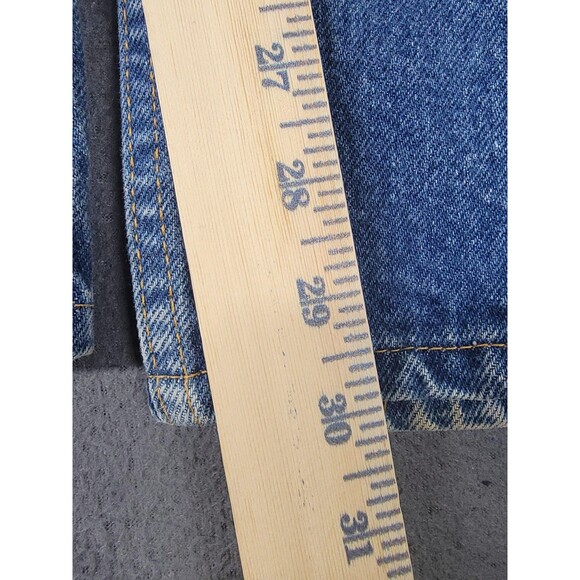 Vintage Levis 505 Jeans Mens 30x30 Blue Denim Regular Fit Straight Made USA 90s - Picture 3 of 13